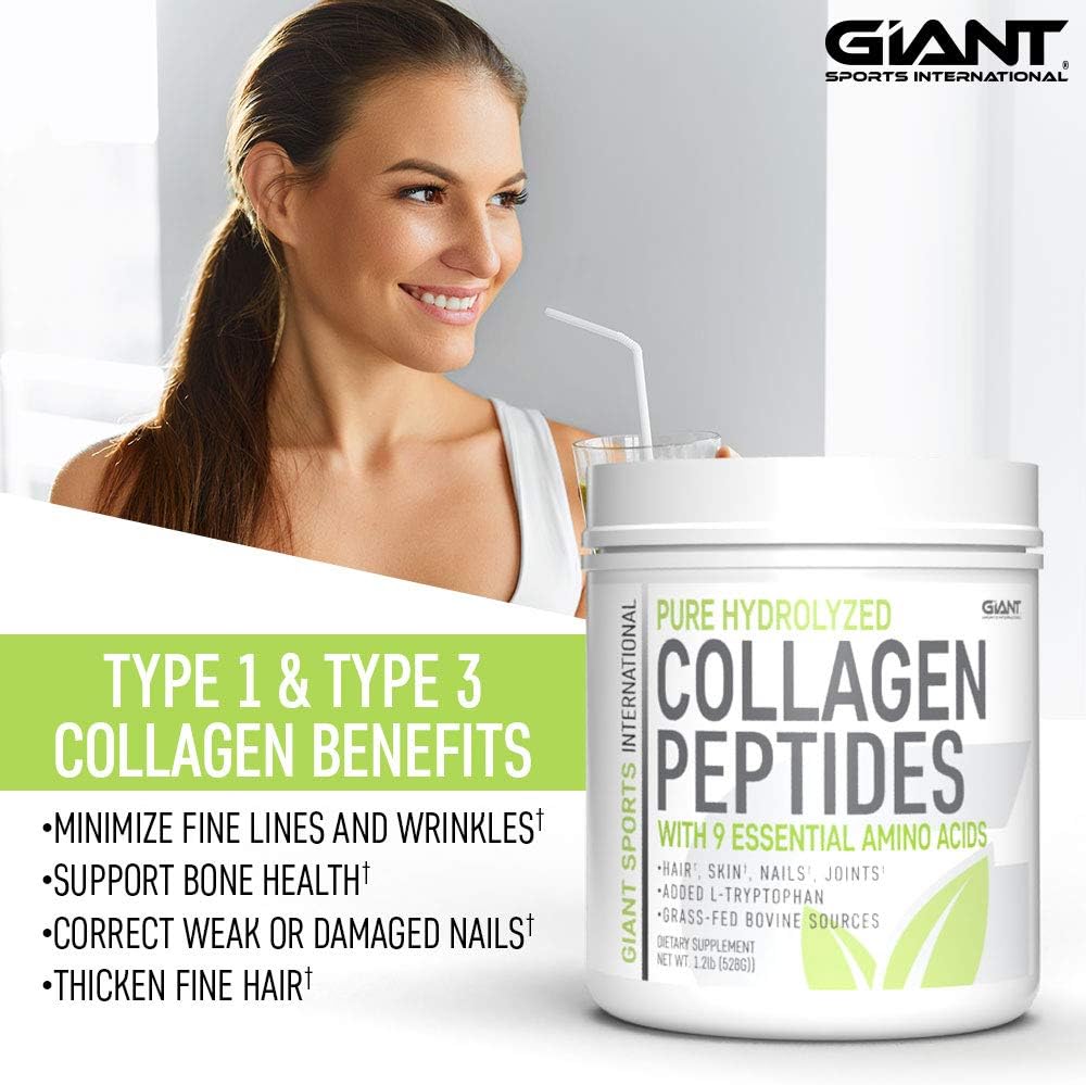 Collagen Peptide Powder Hydrolyzed Amino Acids 1 LB W604072