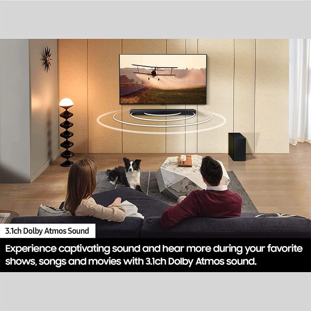 3.1ch Soundbar and Subwoofer with Dolby Atmos Wireless Surround Speakers P176