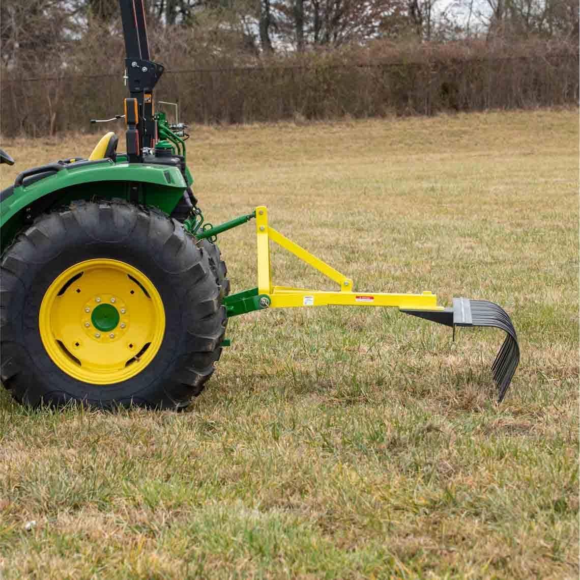 6 Landscape Rake for Compact Tractors W272
