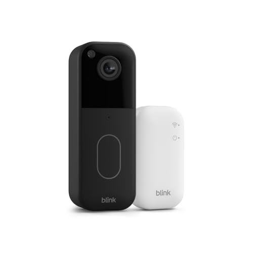 Black Video Doorbell with Sync Module Core P3020