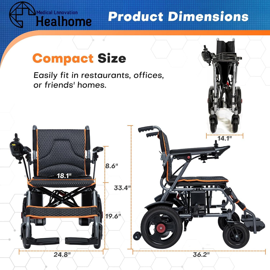 Portable Motorized Electric Wheelchair V98795