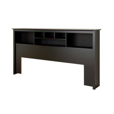 King Black Bookcase Headboard H591588