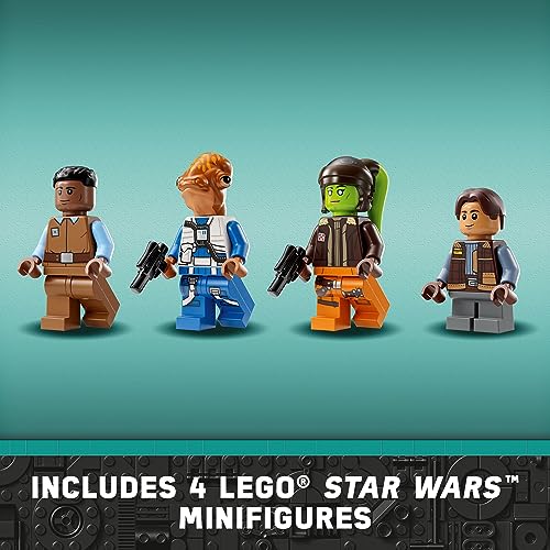 LEGO Star Wars Ghost & Phantom II Playset with 2 Buildable Starships and 5 Figures H654465