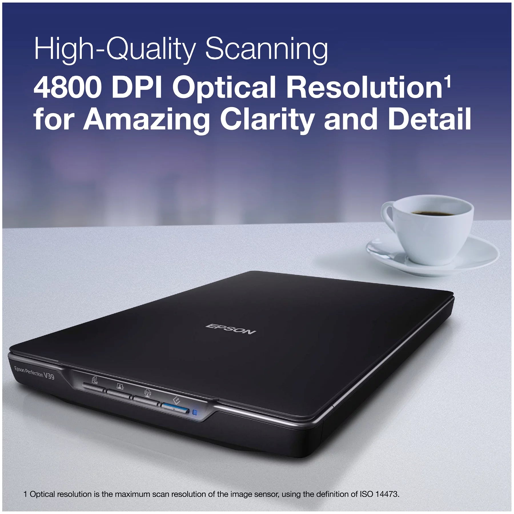 Black 4800 x 4800 dpi Photo Scanner F386658