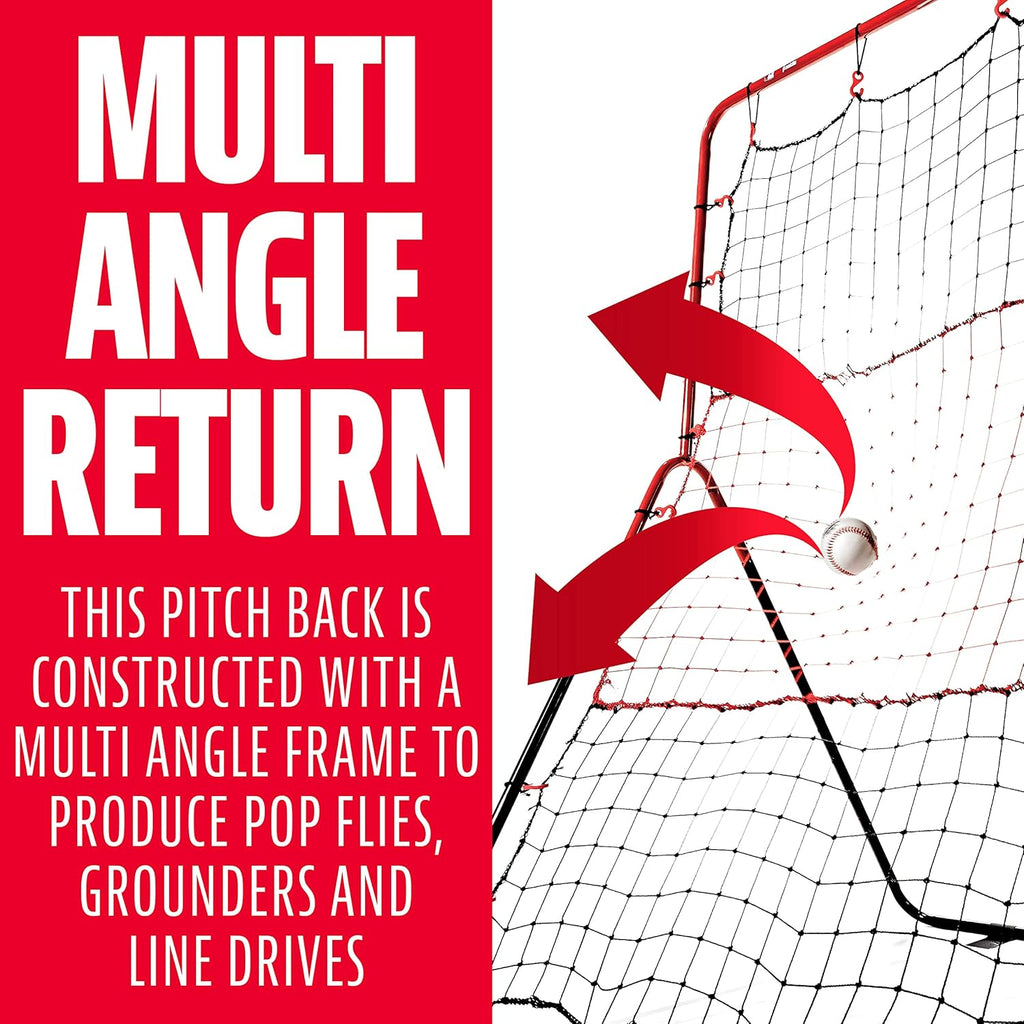 3-Way Baseball Softball Rebounder Net H19499