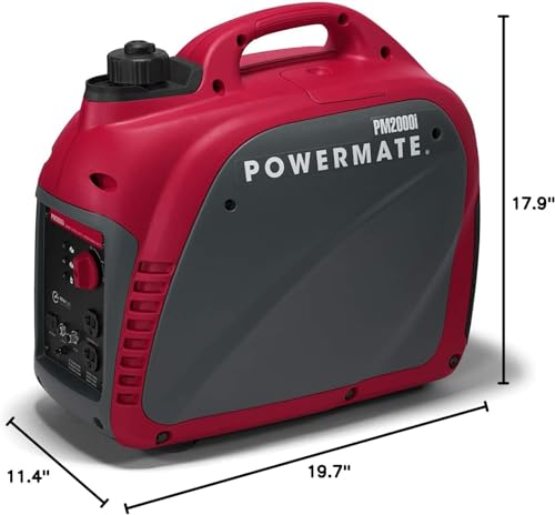 2,000-Watt Gas-Powered Portable Inverter Generator T16477