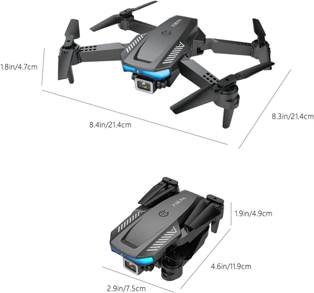 RC Drone 4k HD Wide Angle Camera WIFI FPV Dual Camera Quadcopter Black V411