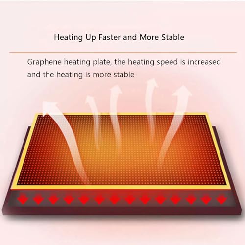 800W Wall Mounted Electric Heater with Overheating Protection W5185