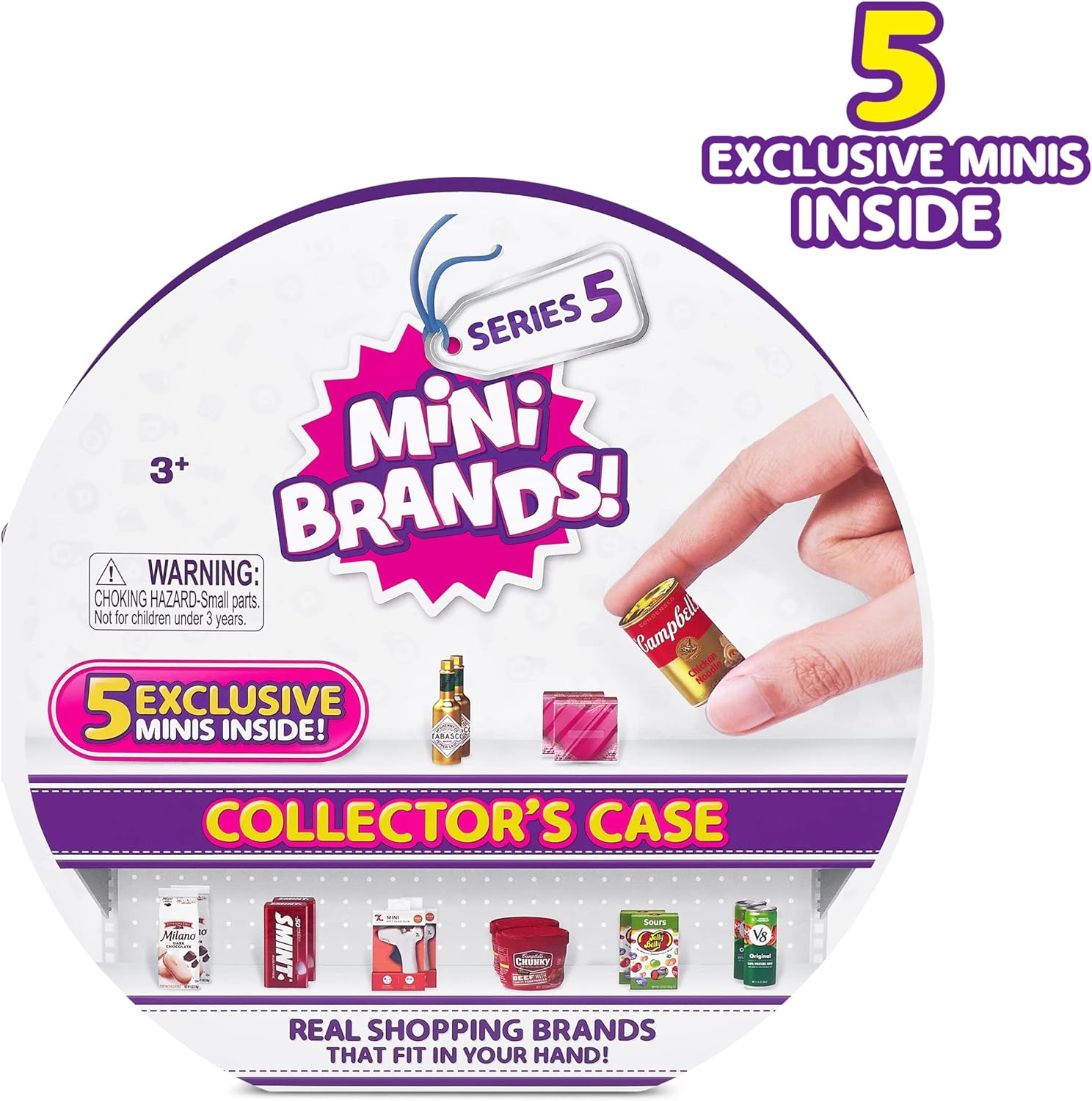 Mini Brands Series 5 Collector's Case with 5 Exclusive Minis X1723