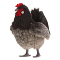 Grey and Black Hen Plush C107