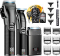 Professional Barber Clippers and Trimmer Set, Cordless Hair Clippers for Men V7553