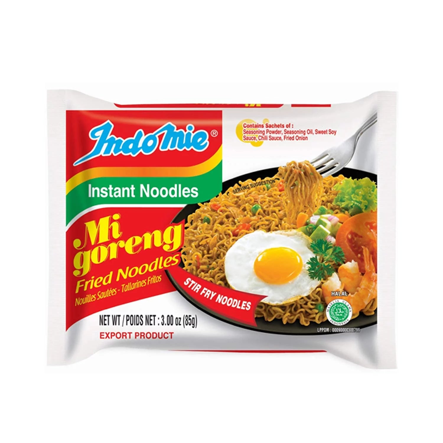 Instant Stir Fry Noodles, Original Flavor, 3 Ounce (Pack of 30) E23943