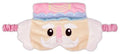 Satin-Lined Embroidered Fleece Sleep Mask H722