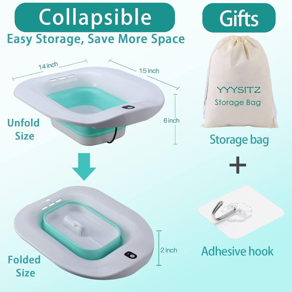 Foldable Sitz Bath for Toilet Seat A77762
