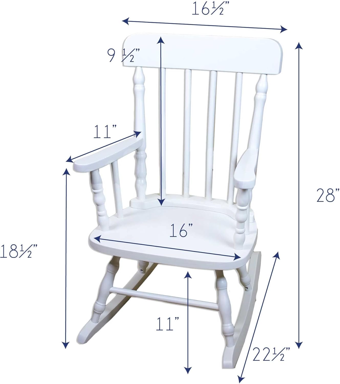 White Rocking Chair R859006