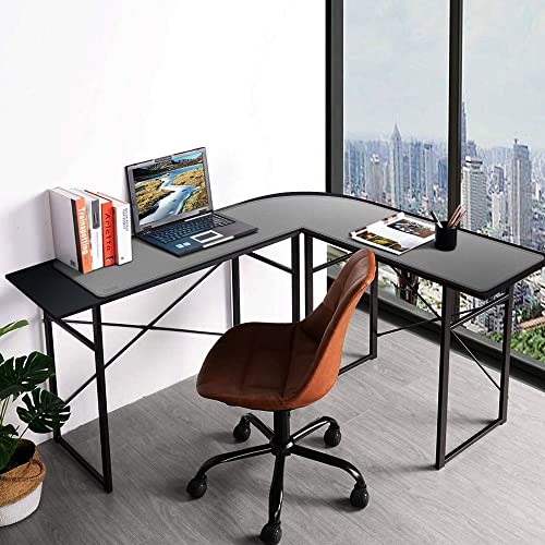 Grey 39.3x47.2x13 inches Corner Leather Desk Pad L646