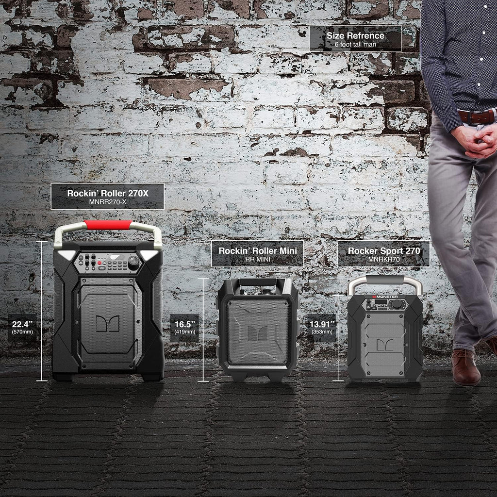 Portable Wireless Speaker, 200 Watts, IPX4 Water Resistant S806