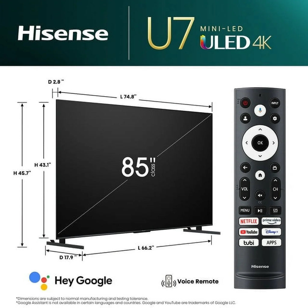 85" Class Mini-LED ULED 4K UHD Google Smart TV R39394