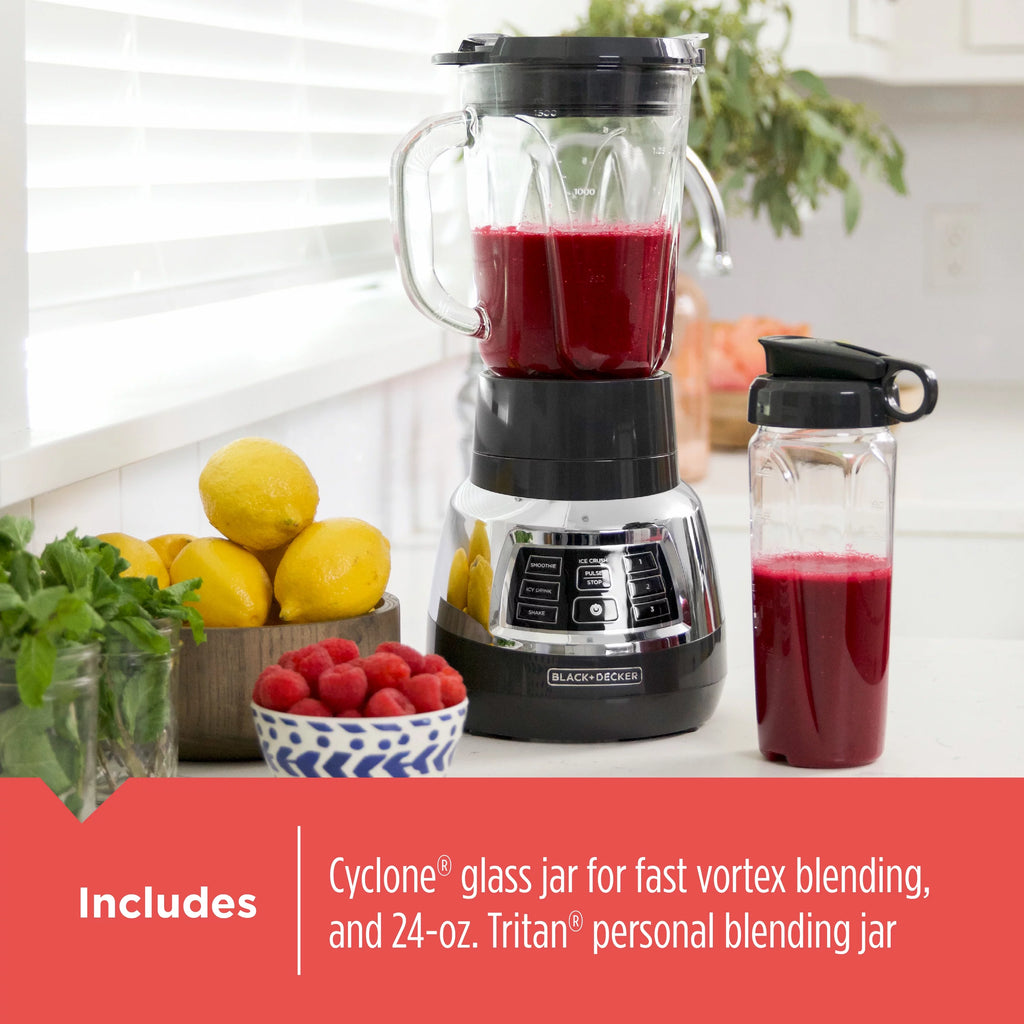 Quiet Blender with Glass Jar Q580278