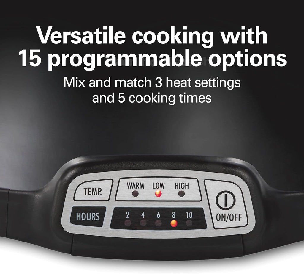 Electric Deep Fryer with Frying Basket, 7 Quart Programmable Slow Cooker N65475
