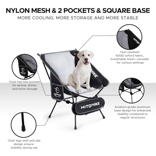 Compact Ultralight Camping Chair with Carry Bag Y807