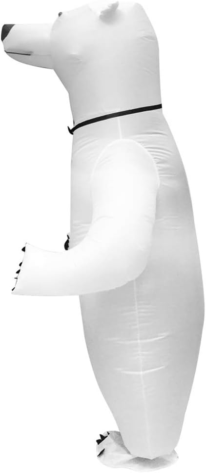 White Inflatable Polar Bear Costume W506097