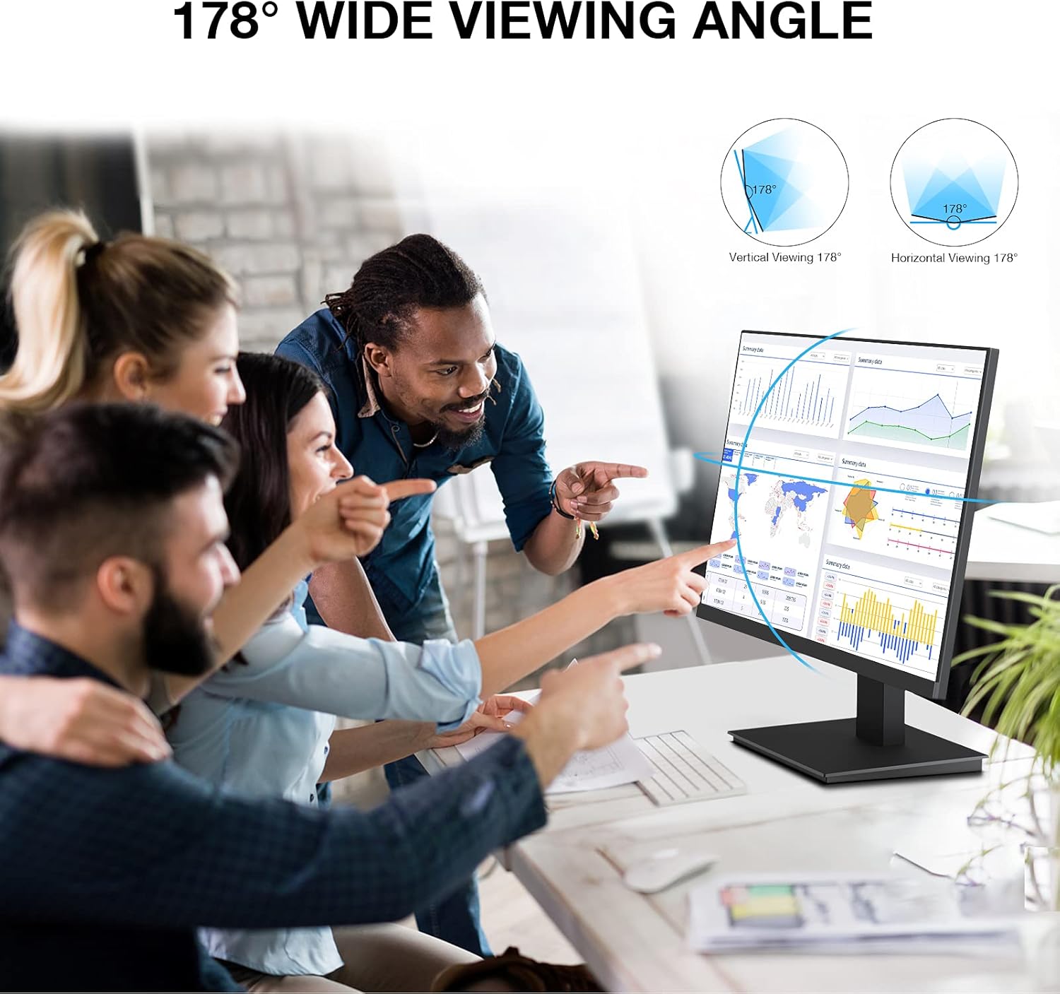 24 inch IPS FHD 1080p 75Hz LED Computer Monitor Y957