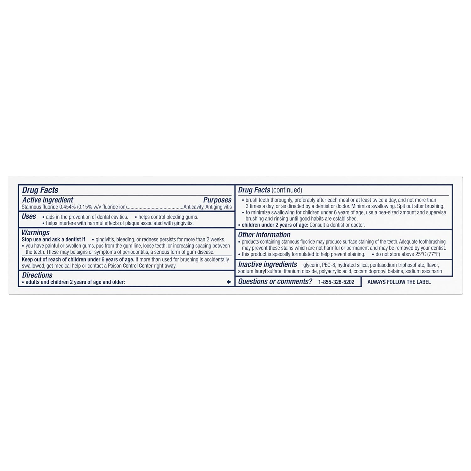 Active Gum Repair Whitening Toothpaste - 3.4 oz Tube I659855