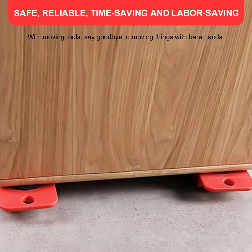 Heavy Duty Furniture Lifter Tool Transport Shifter Appliance Rollers Sliders L1589