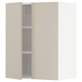 White 2 Door Wall Cabinet V95182