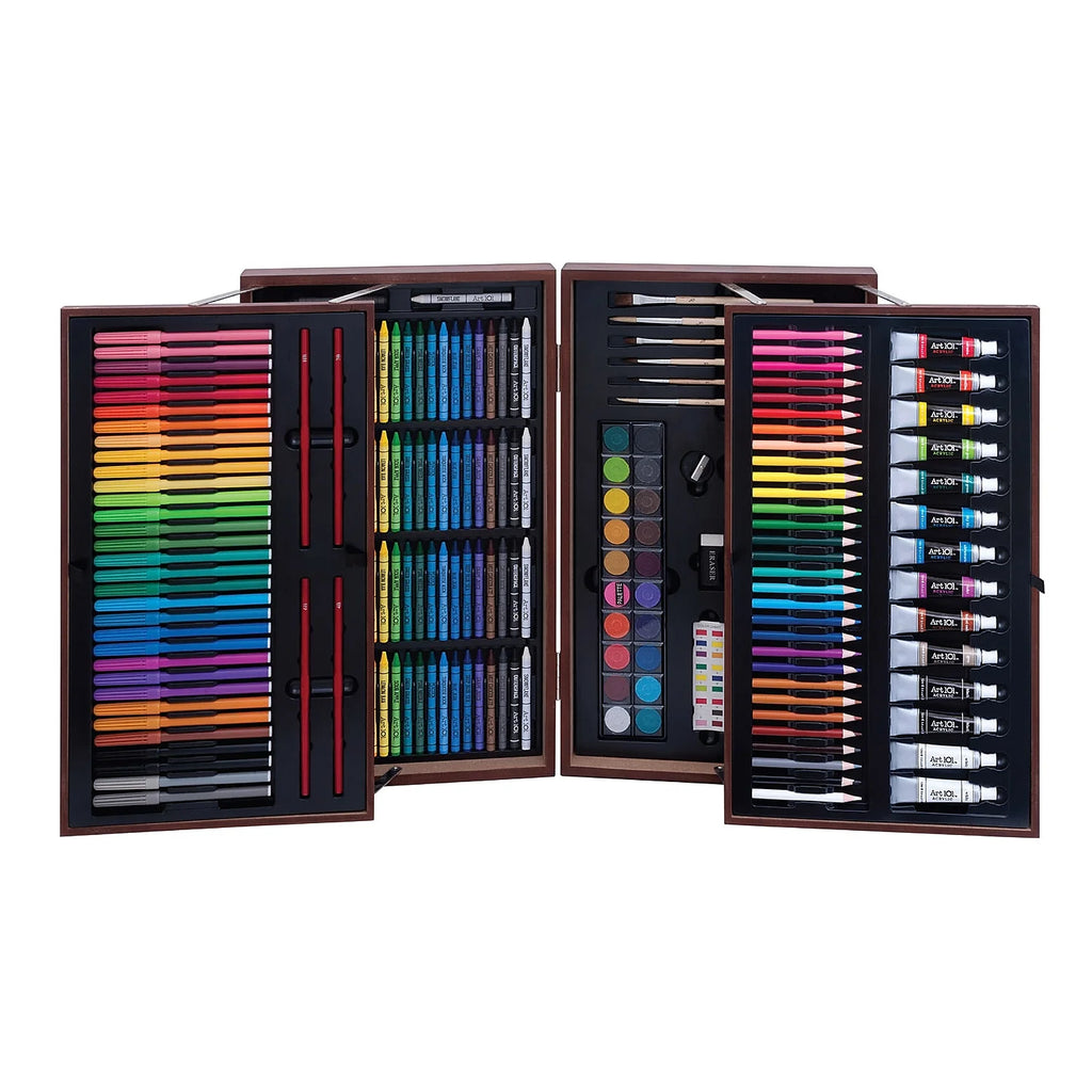 215 Piece Art Set in Wood Case D2794