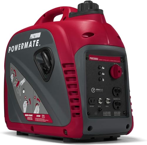 2,000-Watt Gas-Powered Portable Inverter Generator T16477