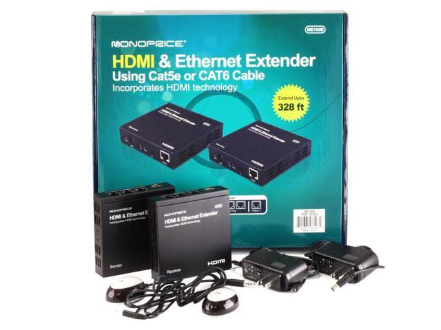 HDMI and IR Extender Using Cat5e or Cat6 Cable C512596