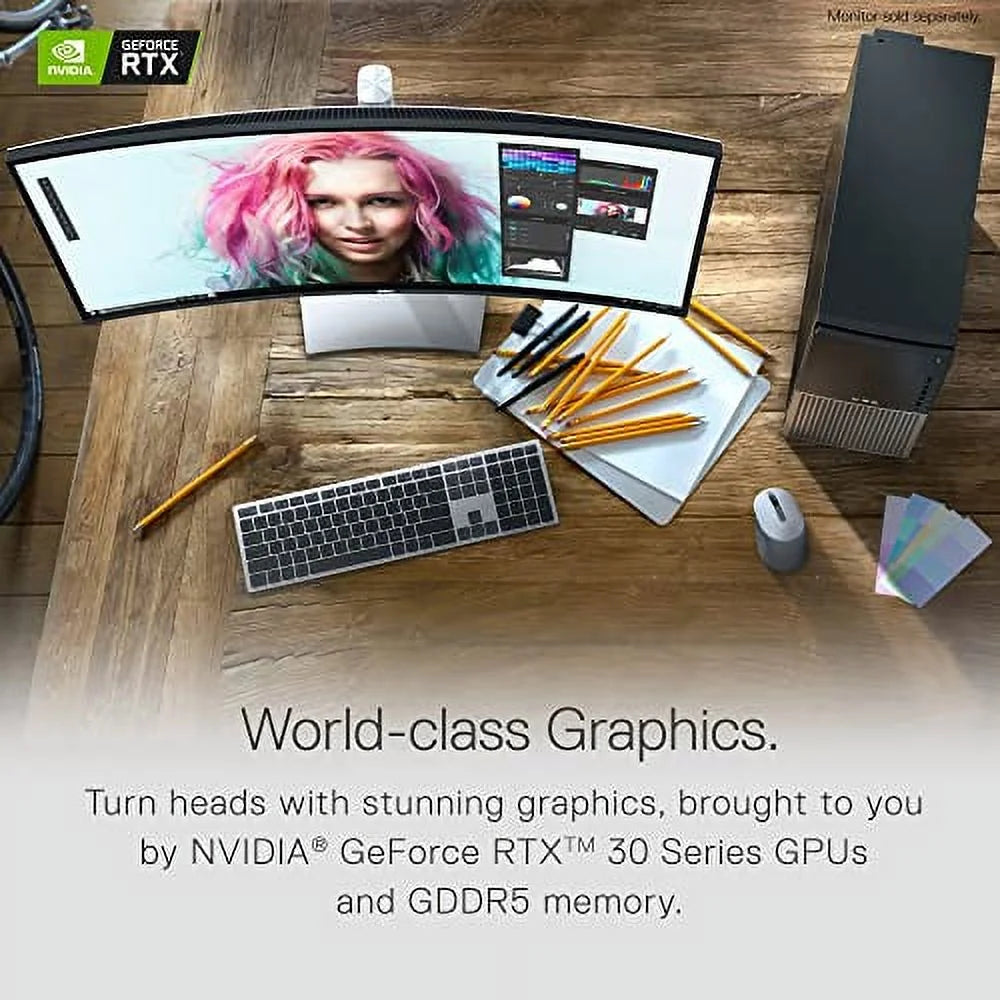 12th Gen Intel Core i7-12700K 16GB DDR5 RAM 512GB SSD 1TB HDD NVIDIA GeForce RTX 3060 12GB Wi-Fi 6 Bluetooth Windows 11 Home Black Refurbished Desktop Computer T202
