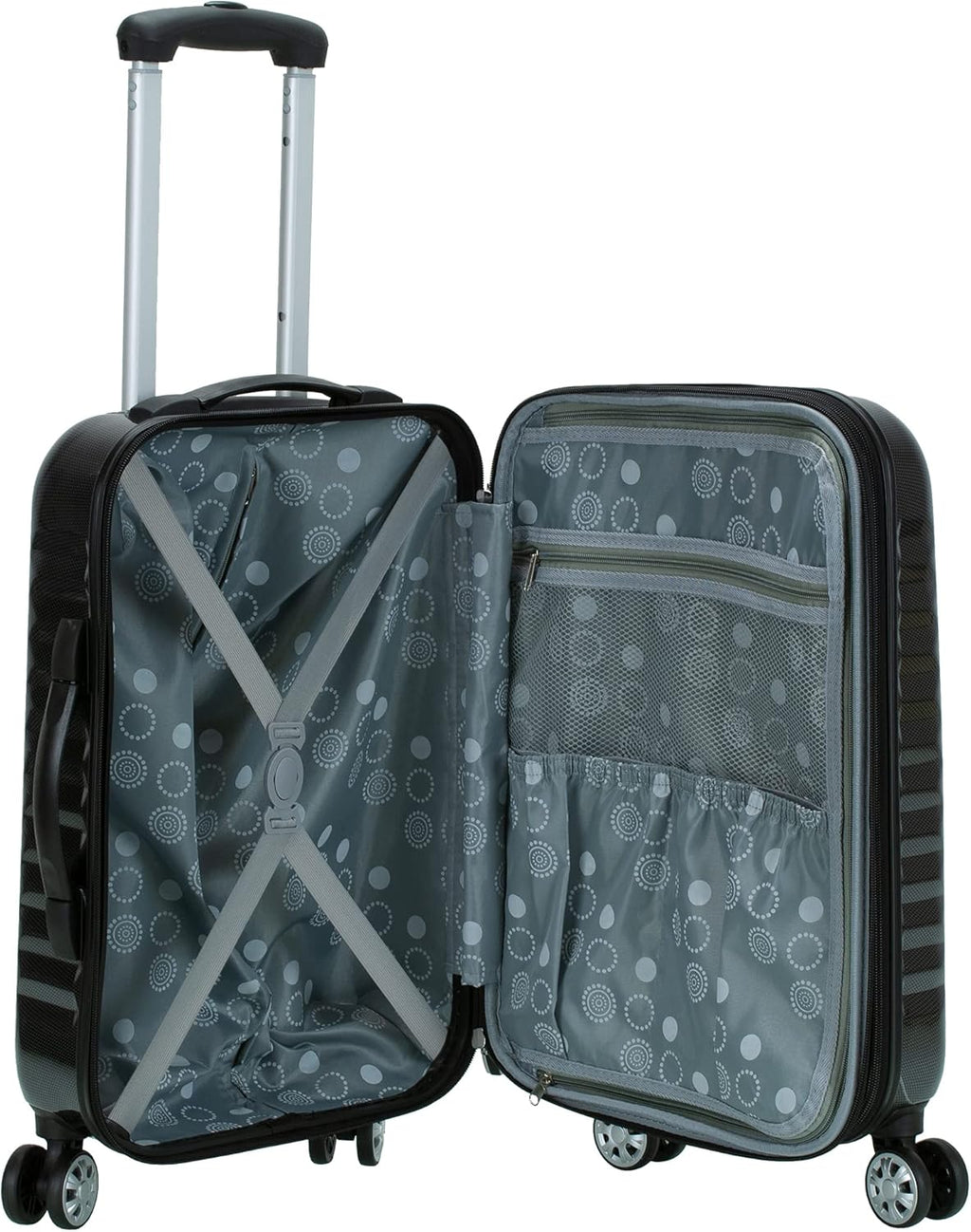 Carbon Hardside Spinner Wheel Luggage, Carry-On 20-Inch N4468