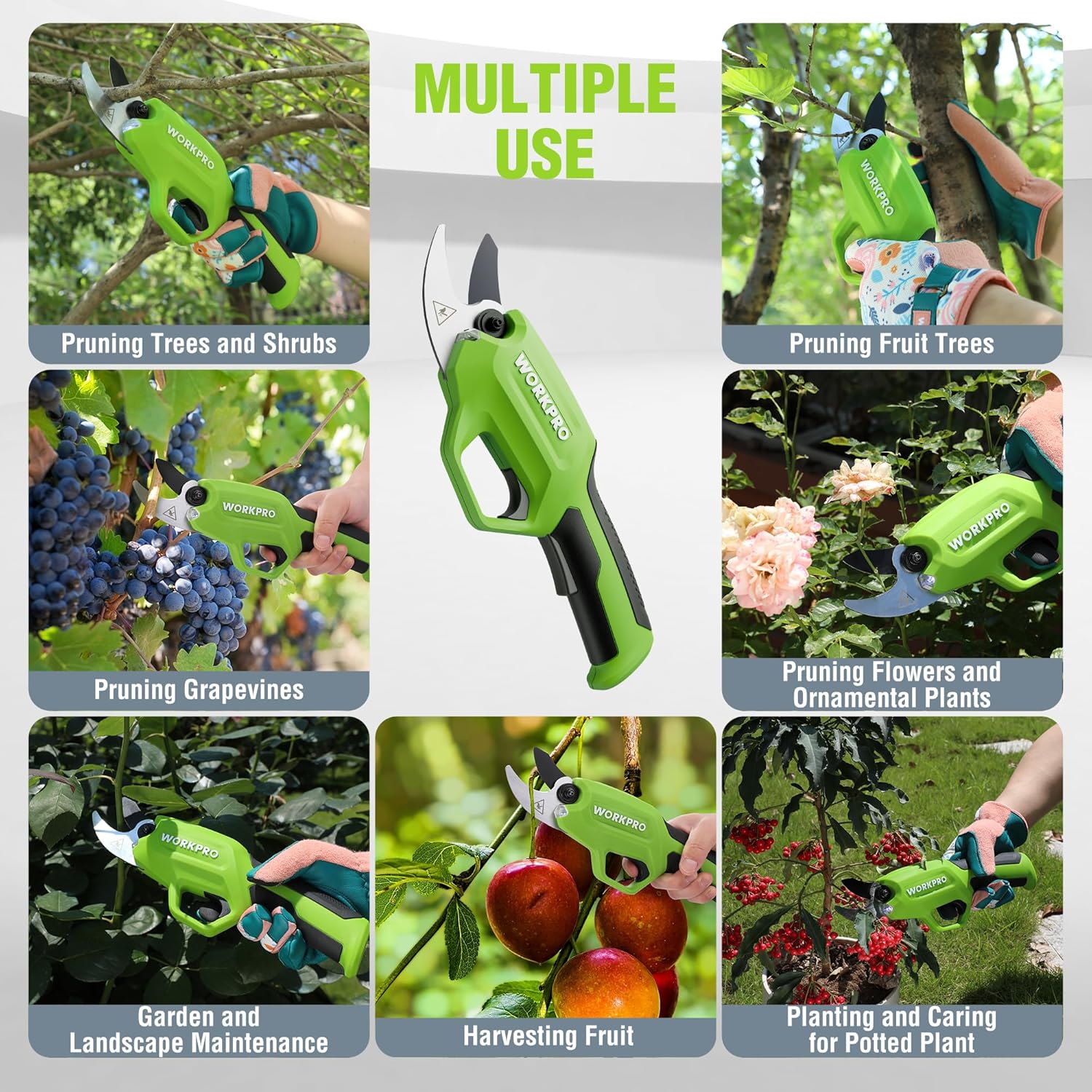 7.2V Electric Pruning Shears with Rechargeable Battery C592