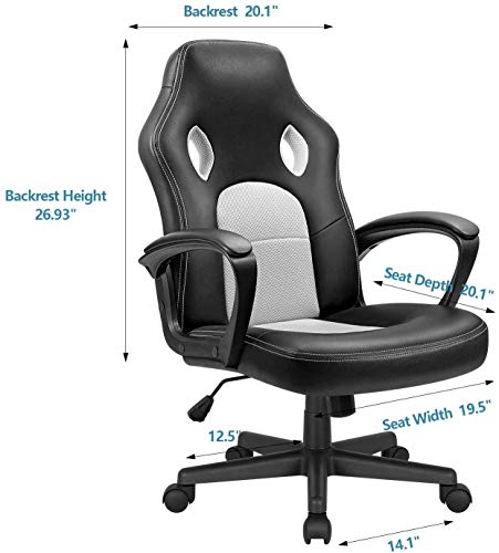 Blue High Back Ergonomic Gaming Chair B1043