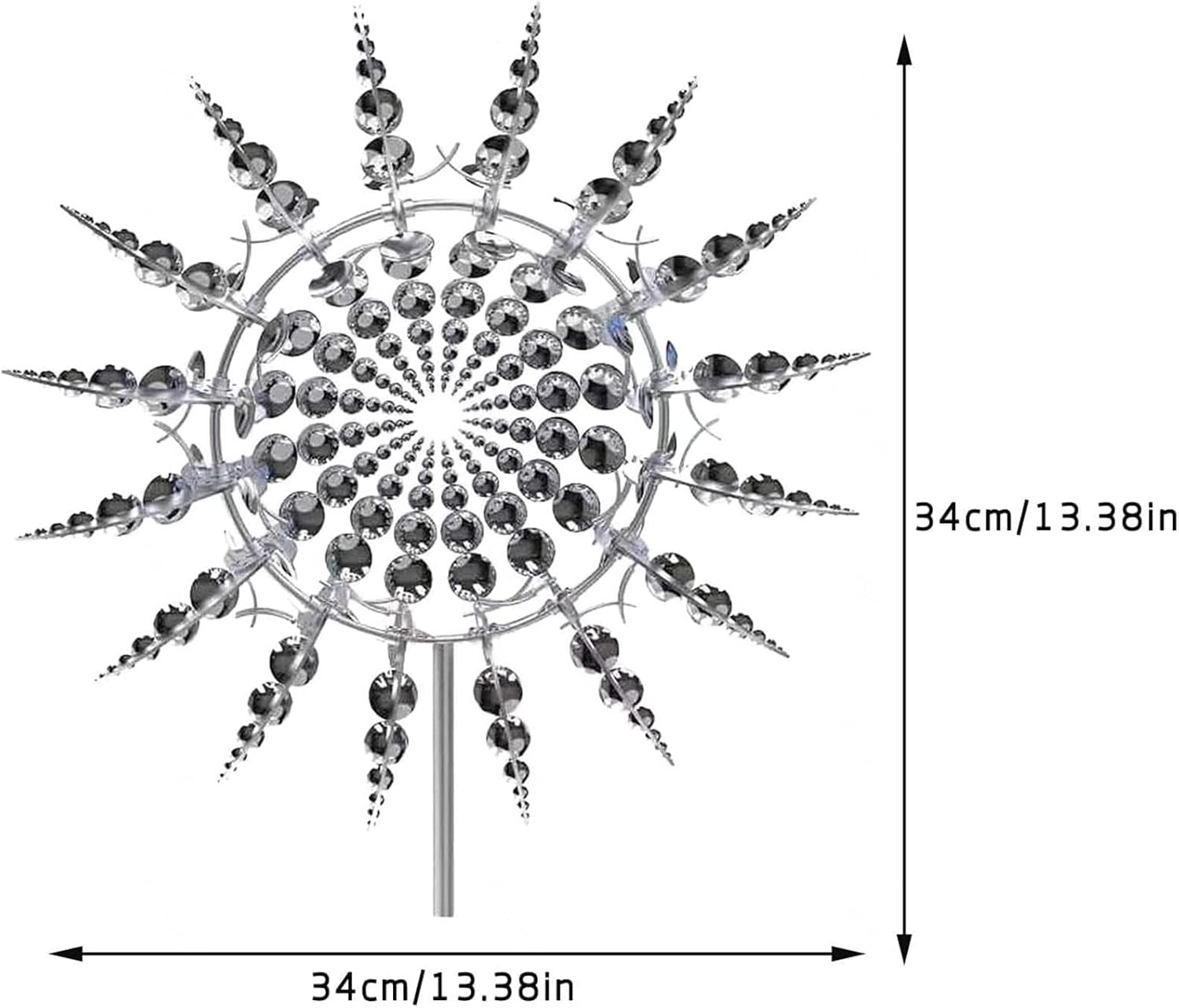 Metal Windmill Garden Decoration O892550