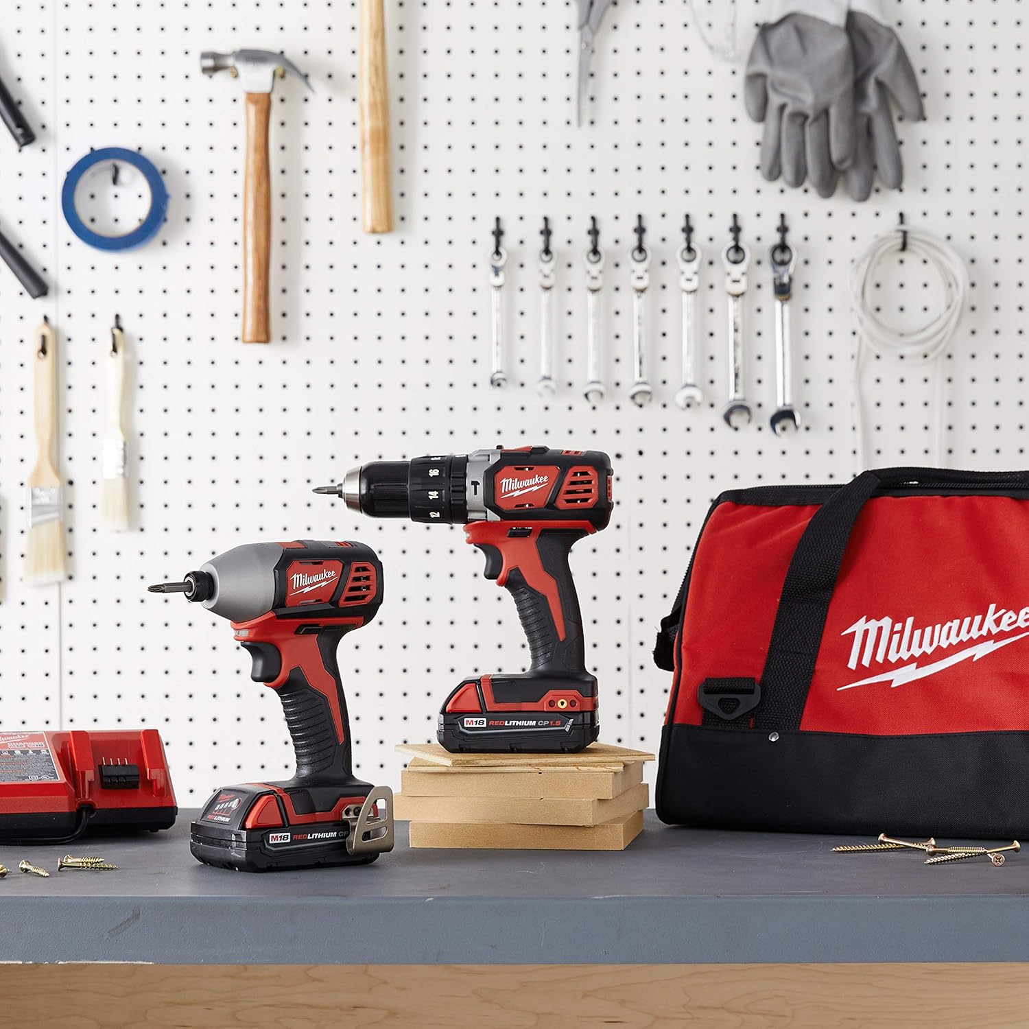 M18 Cordless Hammer Drill Impact Driver Combo Kit V8571