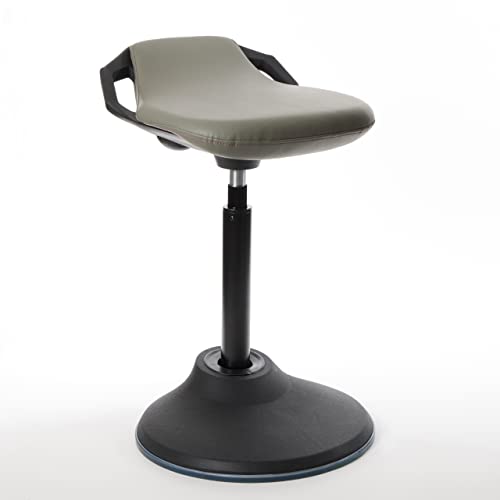 Black Ergonomic Standing Desk Chair with Back Support Z9489