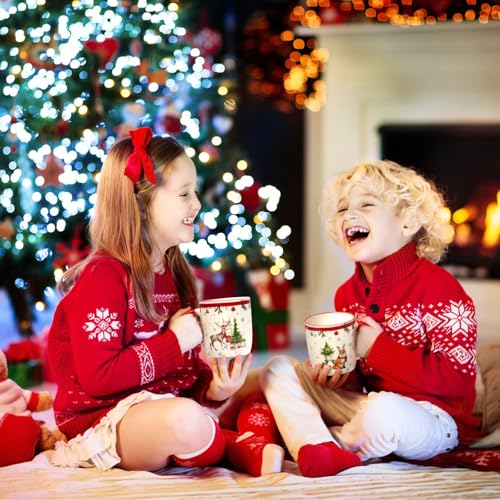 Set of 4 Christmas Mugs, 11 Oz N392492
