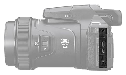 Black 125x Optical Zoom Digital Camera F631369