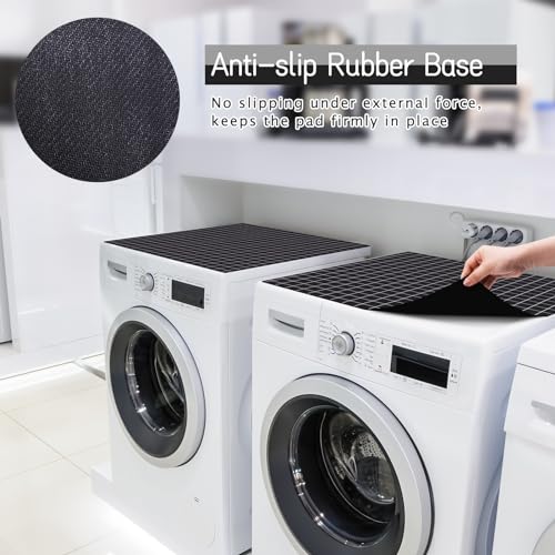 23.6 x 23.6 inches Anti-Slip Washing Machine Top Cover with Storage Bags T11908