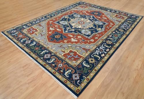 12x18 ft Multicolor Woolen Oriental Rug S2158
