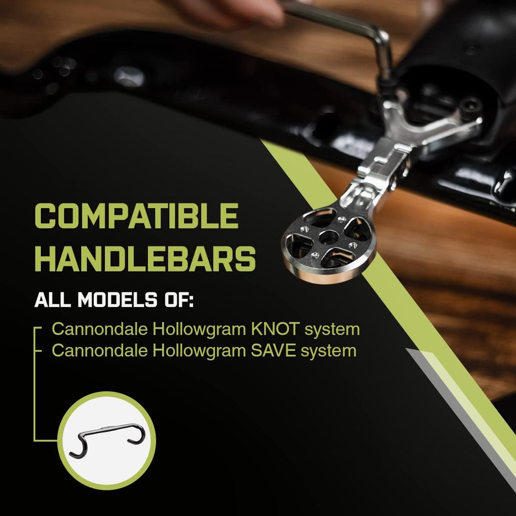 Underbar Mount for Cannondale Hollowgram Knot and Computer Mount Adaptor U6730