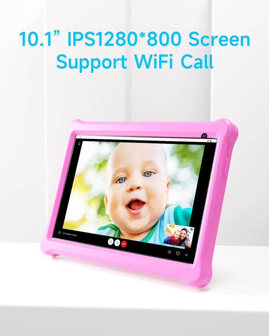 Pink 10 inch Android Tablet with Case S3112