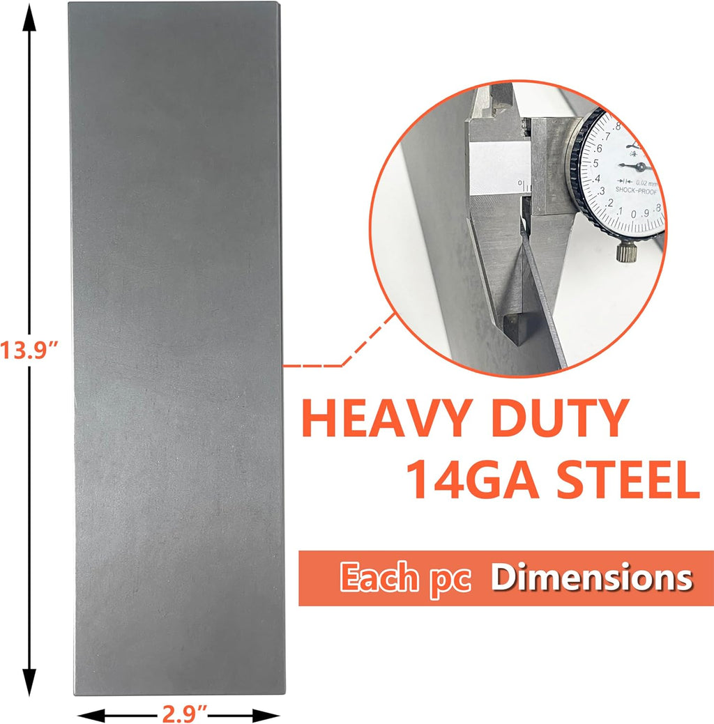 7-Pack Steel Tuning Plates for Offset Smoker Q8032