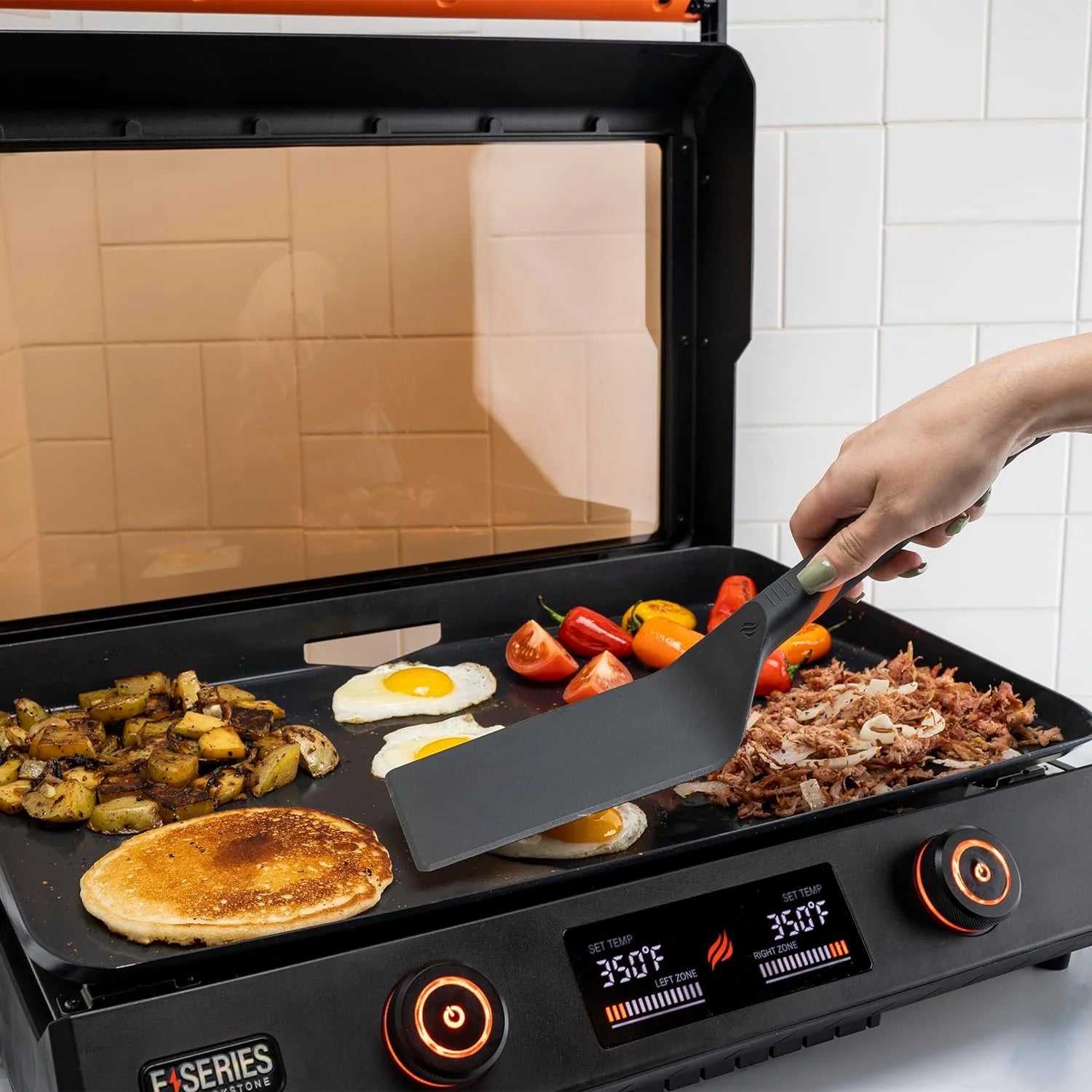 22 Inch Blackstone Electric Griddle Nonstick with Lid O7733