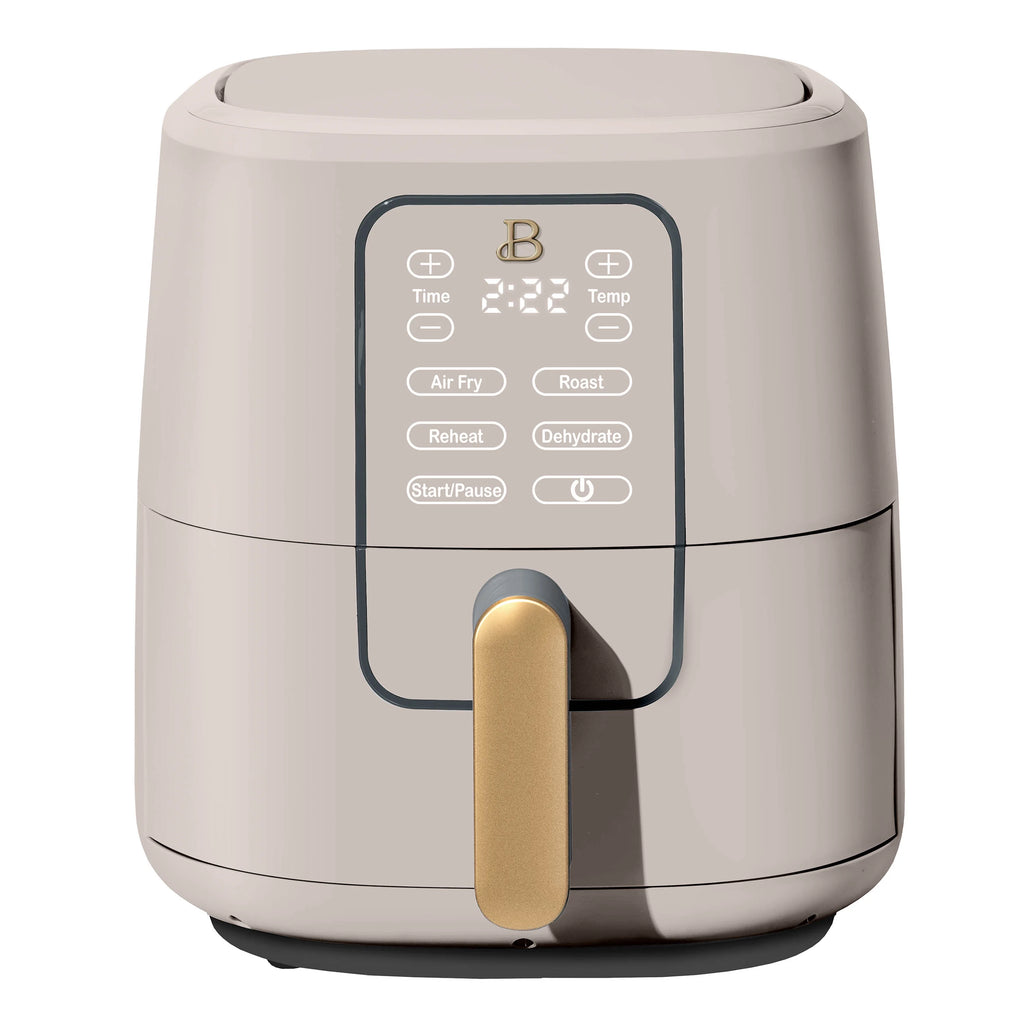 6 Qt Air Fryer with Touch-Activated Display, Porcini Taupe E82755