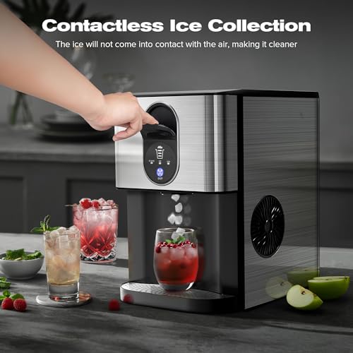 Countertop Nugget Ice Maker, 50LBS/Day Output, Self-Cleaning S476